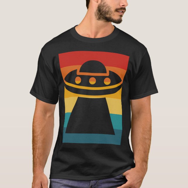 Ufo Flying Saucer Extraterrestrial T-Shirt (Front)