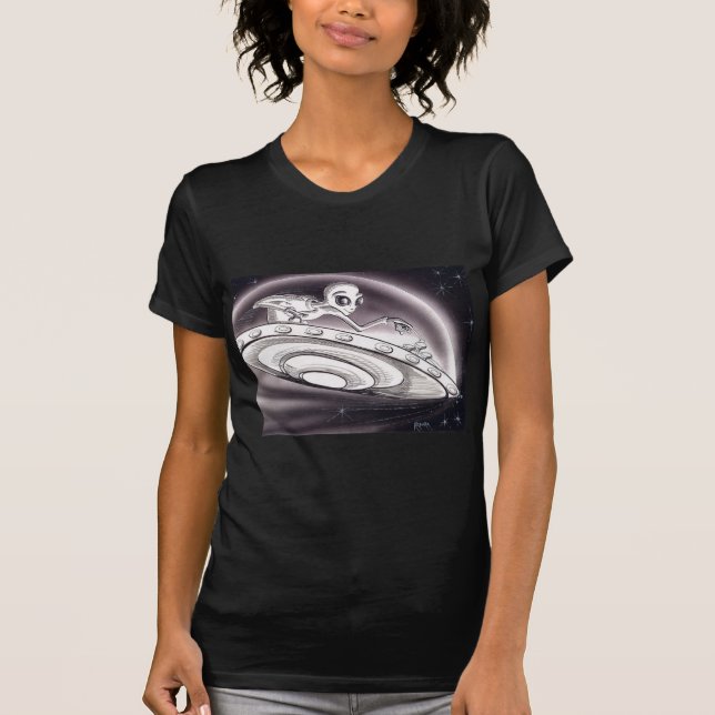 UFO flying T-Shirt (Front)