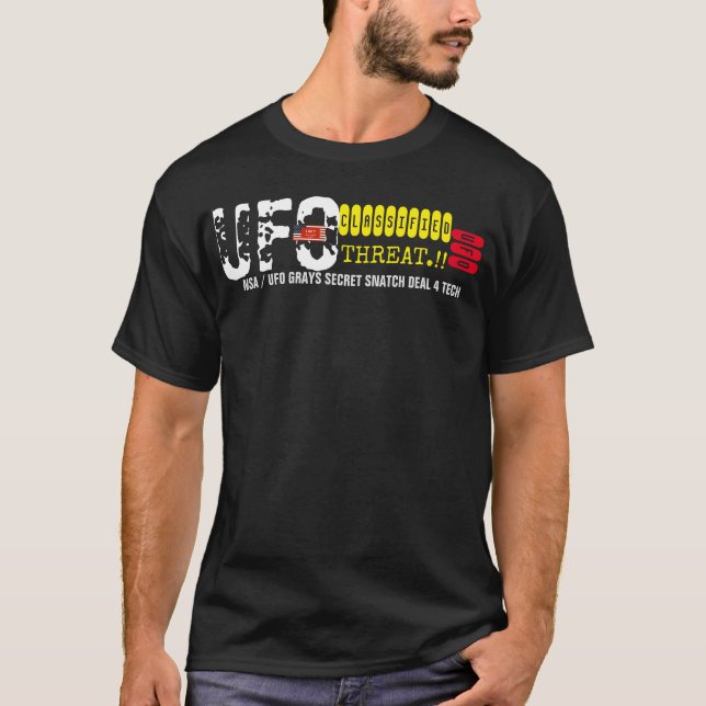 UFO FOOD DEAL  Basic Dark T-Shirt (Front)