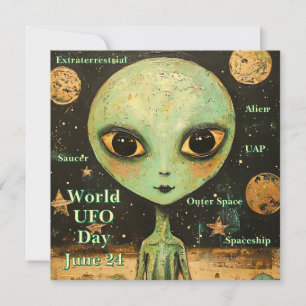 UFO  HOLIDAY CARD