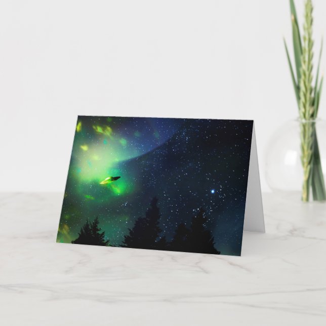 UFO Holiday Card (Front)