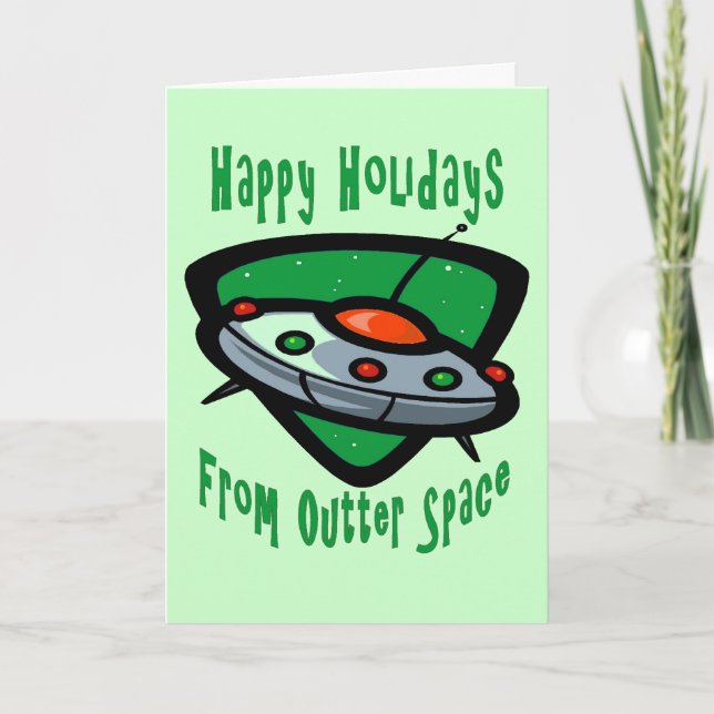 UFO HOLIDAY CARD (Front)
