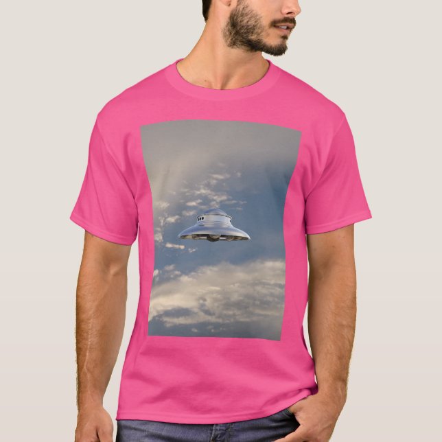 Ufo Hovering T-Shirt (Front)