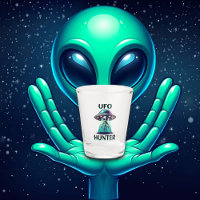UFO Hunter | Ai Art with UFO and Alien