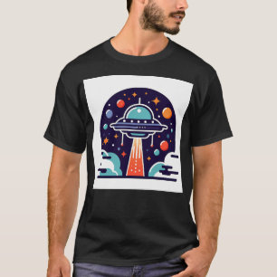 Ufo Illustration T-Shirt
