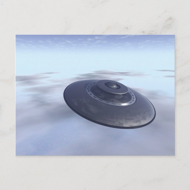 UFO in Flight Postcard (Front)