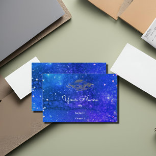 UFO  in the artistic galaxy no2 Business Card