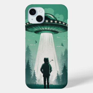 UFO Landing iPhone 15 Mini Case