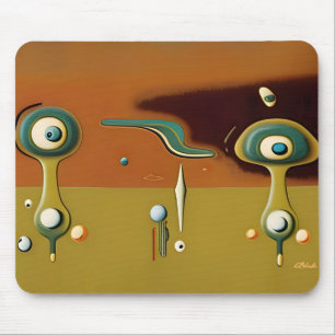 UFO Landing Pad Mouse Pad