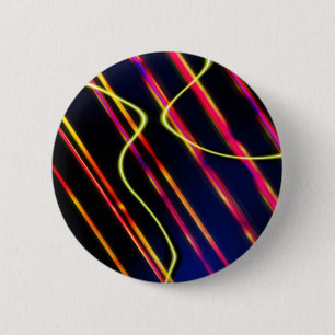 UFO light trails 6 Cm Round Badge