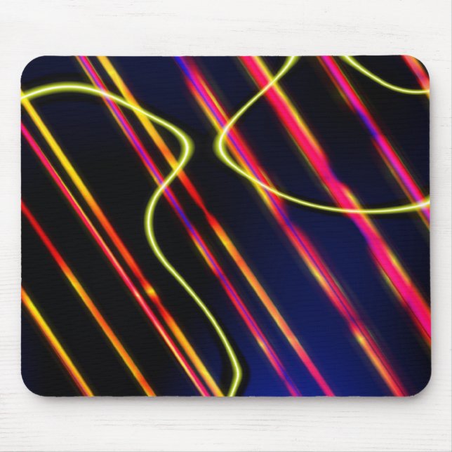 UFO light trails Mouse Pad (Front)