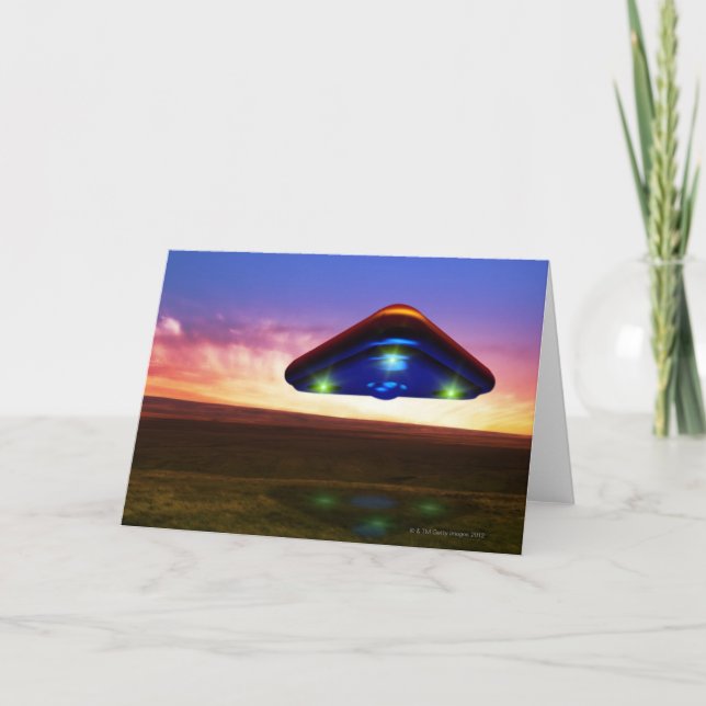 UFO Lights Card (Front)