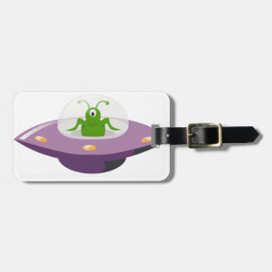 ufo luggage tag