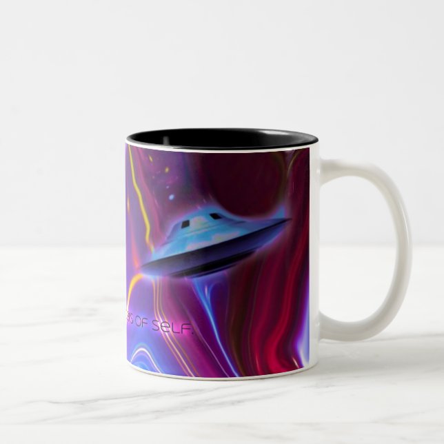 UFO Magenta Dimension Mug (Right)