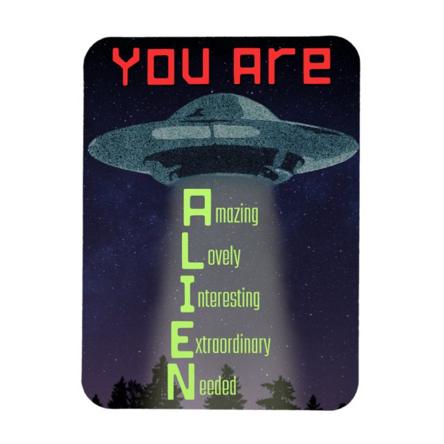 UFO Magnet (Vertical)