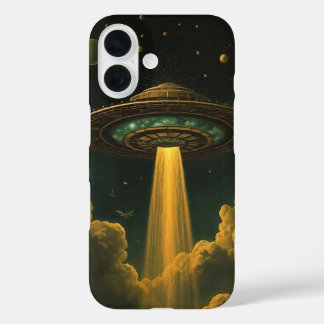 UFO making contact iPhone 16 Case