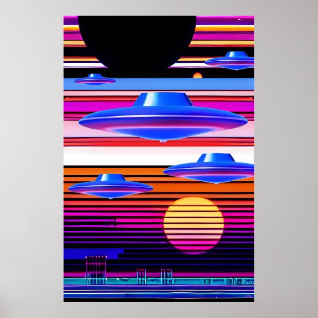 UFO Nostalgia Poster (Front)