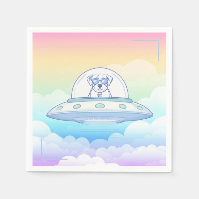 UFO PETS - Baby Shower - Napkin (Front)