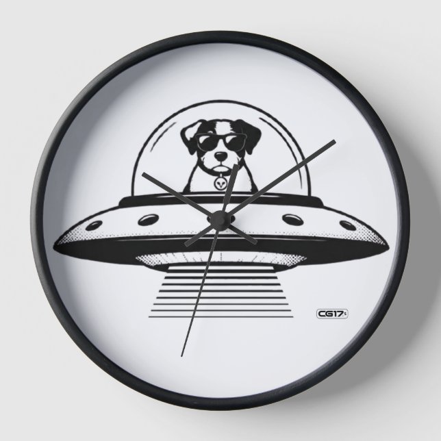 UFO PETS CLOCK (Front)