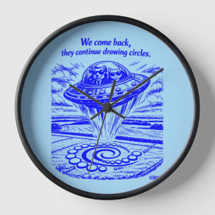 UFO PETS CLOCK