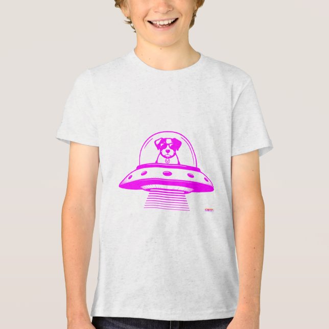 Ufo Pets Tri-Blend Shirt (Front)