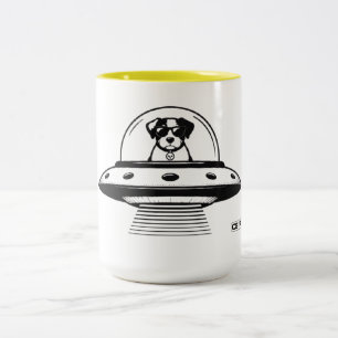 UFO PETS Two-Tone COFFEE MUG