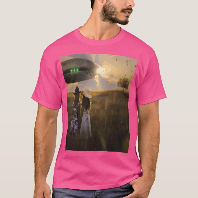 Ufo Pop Art T-Shirt (Front)