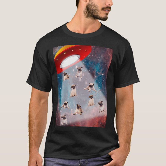 UFO PUG T-Shirt (Front)