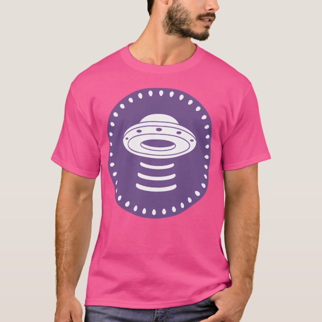 Ufo Purple T-Shirt (Front)