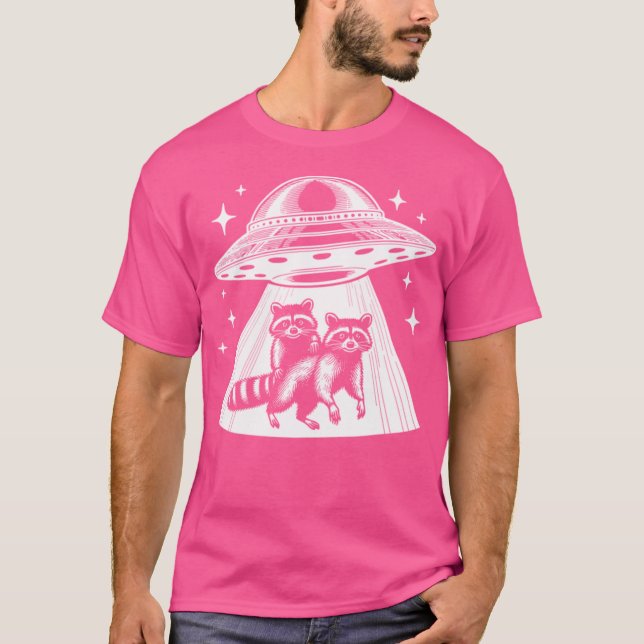 Ufo Raccoons T-Shirt (Front)