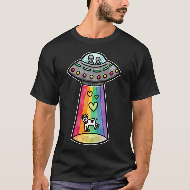 Ufo Rainbow T-Shirt (Front)