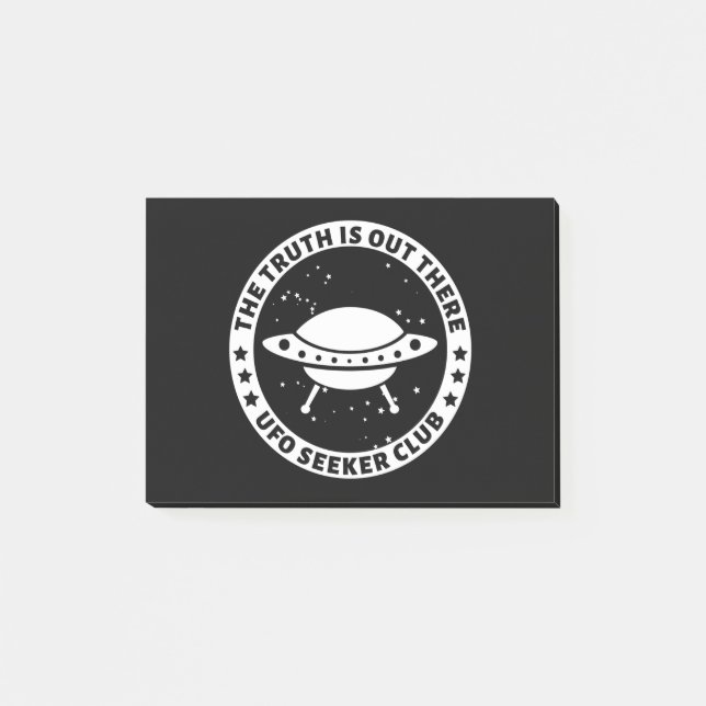 UFO Seeker Club Post-it Notes (Front)