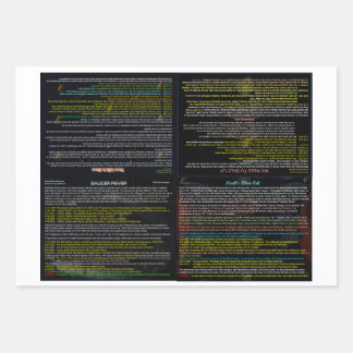 UFO Series: UFO, Mars Mix Wrapping Paper Sheet