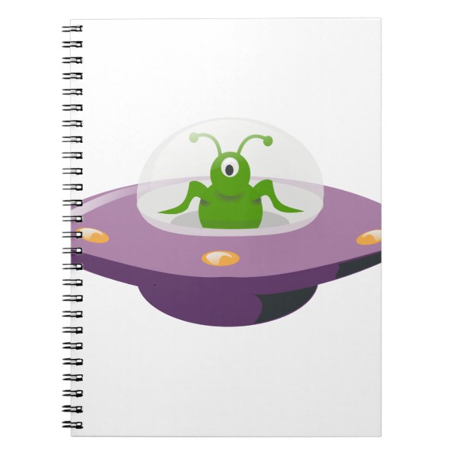 ufo spiral notebook (Front)