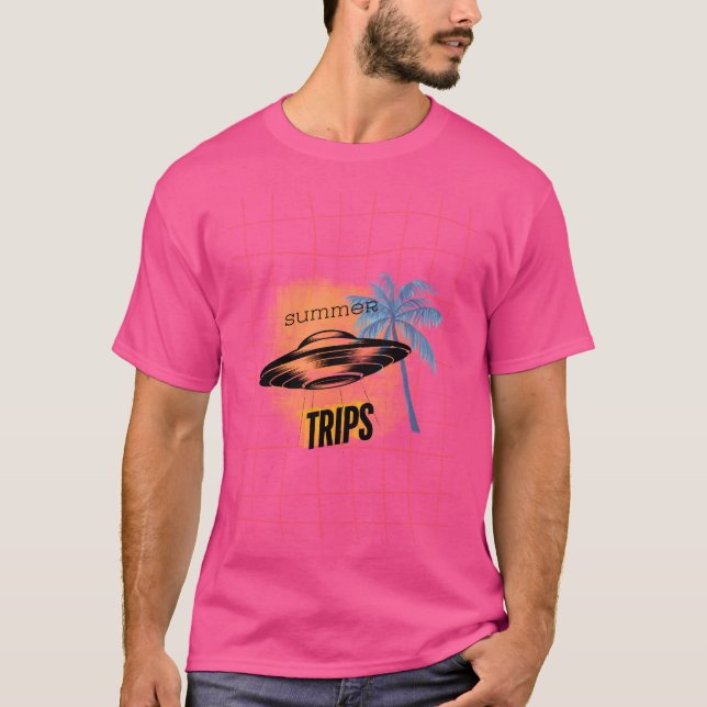 Ufo Summer Trip Available T-Shirt (Front)