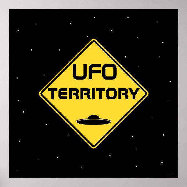 UFO territory Road Sign (Front)