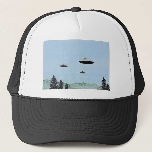 UFO Trio Trucker Hat (Front)