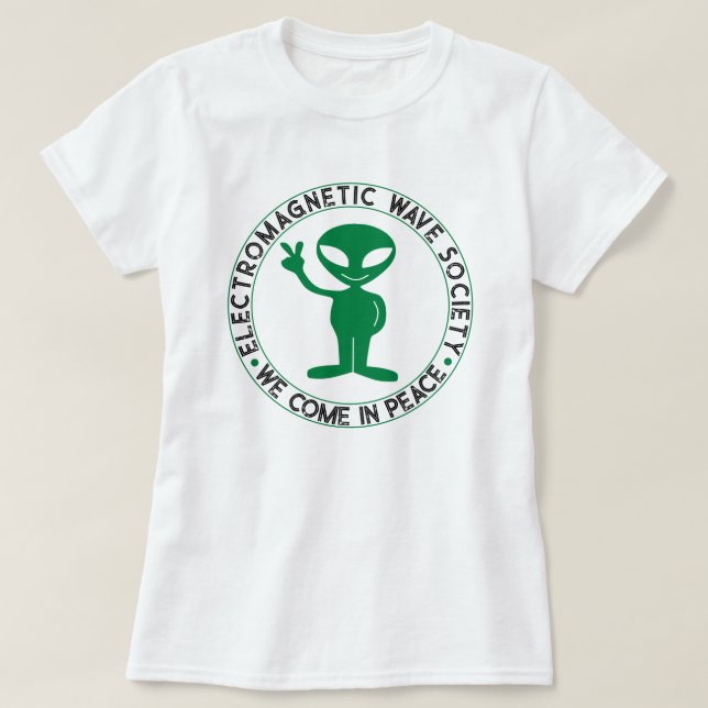 UFO UAP Whistleblowers We Come In Peace Alien ET  T-Shirt (Design Front)