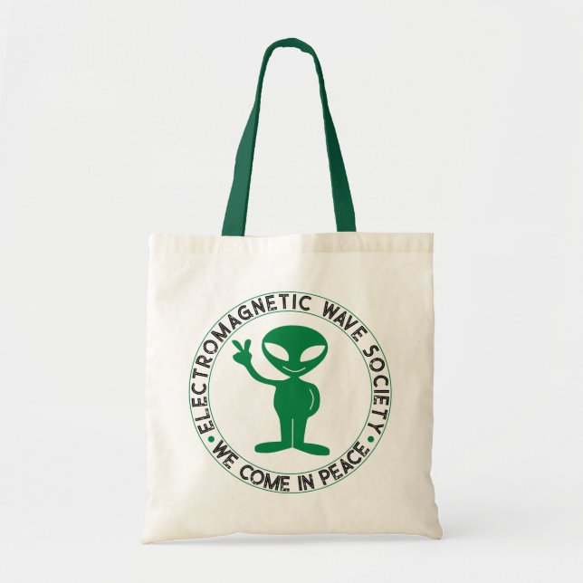 UFO UAP Whistleblowers We Come In Peace Alien ET  Tote Bag (Front)