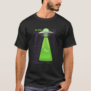 Ufo Vaporwave Astronaut Astral Cosmic For Space T-Shirt