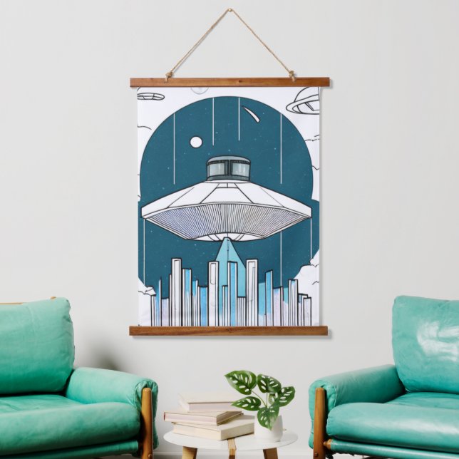 Ufo Wall Tapestry (Living Room)