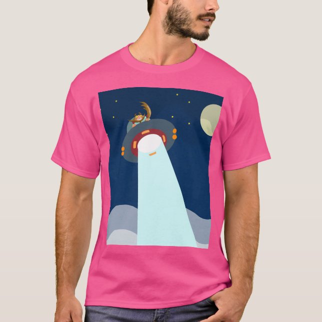 Ufo Wolfie Wolf T-Shirt (Front)
