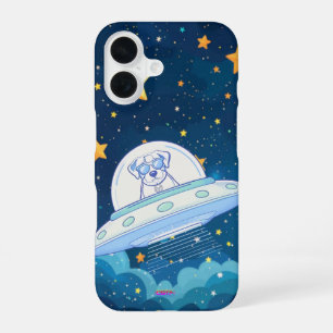 Ufodog logo 45g starry night iPhone 16 case
