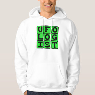 Ufologist, Study of Flying Saucers Hoodie