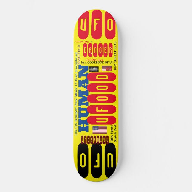 UFOOD DEAL  8 1/4" Skateboard Deck (Front)