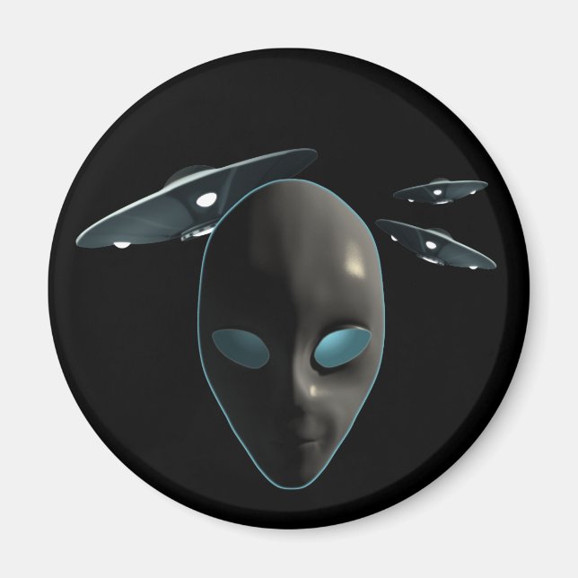 UFOs and Aliens Magnet (Front)