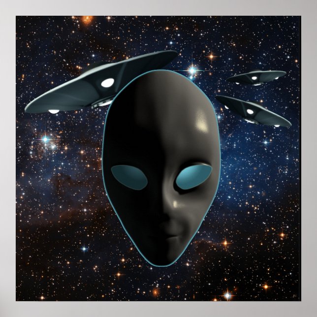 UFOs and Aliens Poster (Front)