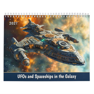 UFOs and Spaceships in the Galaxy Calendar