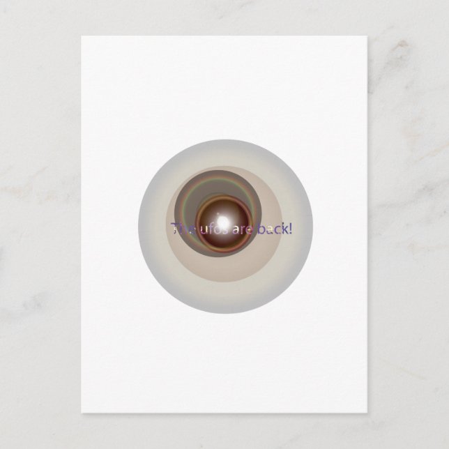 UFOs are back Postcard (Front)