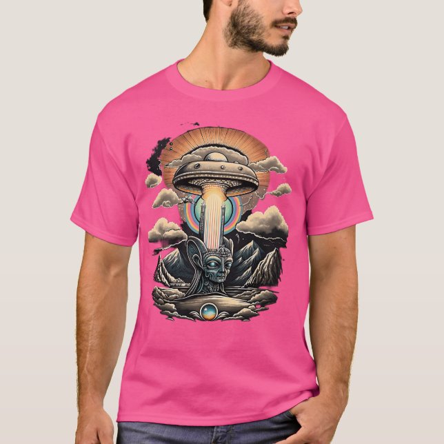 Ufos Are Groovy T-Shirt (Front)